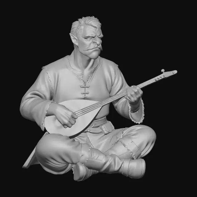 3D model for Orc Minstrel