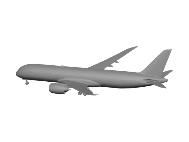 3D model for Golden Etihad Jet in Flight