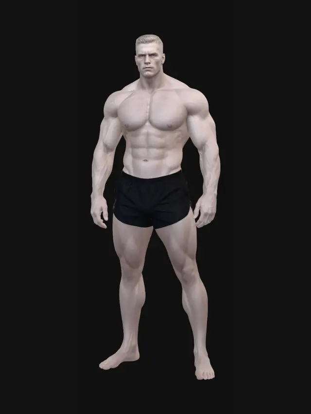 3D model for Chiseled Warrior