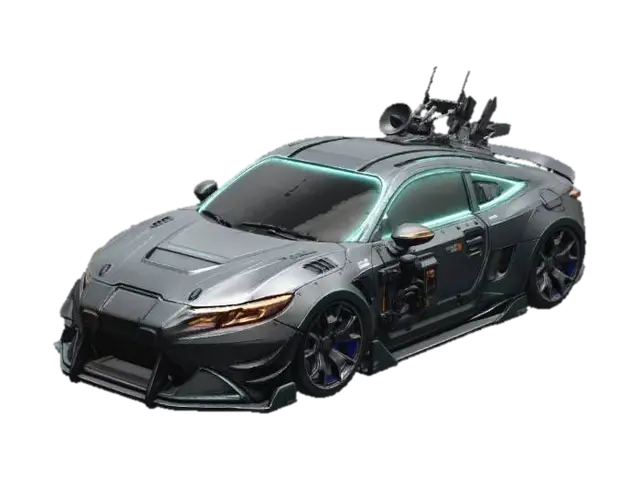 FutCyca - Rally 3D model, vytvořený pomocí AI
