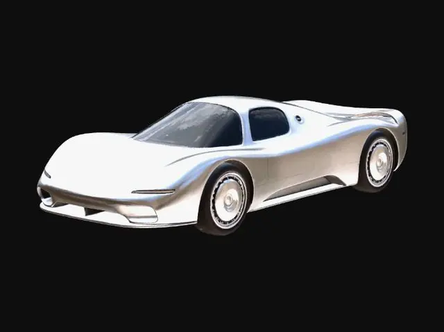 3D model for Silver Velocity Concept Car