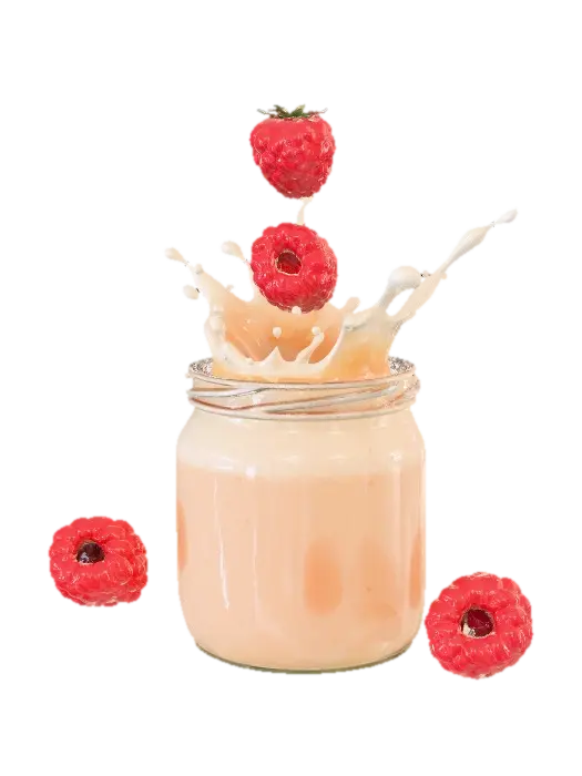 Raspberry Splash 3D model, vytvořený pomocí AI