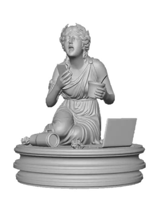 3D model for Weeping Goddess of the Digital Age