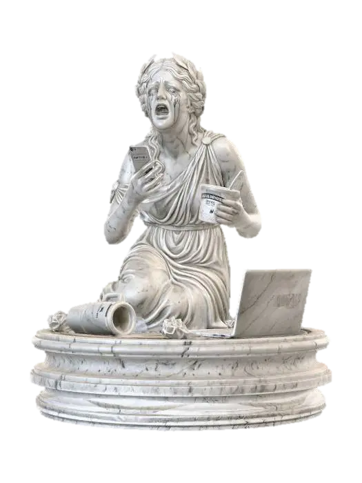 3D model for Weeping Goddess of the Digital Age