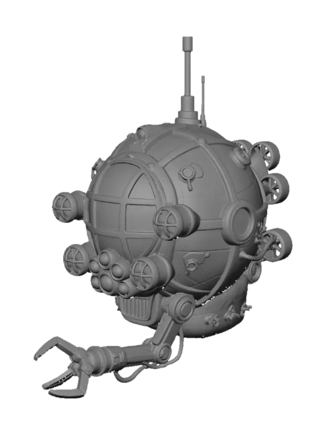 3D model for Steampunk Submarine Sphere