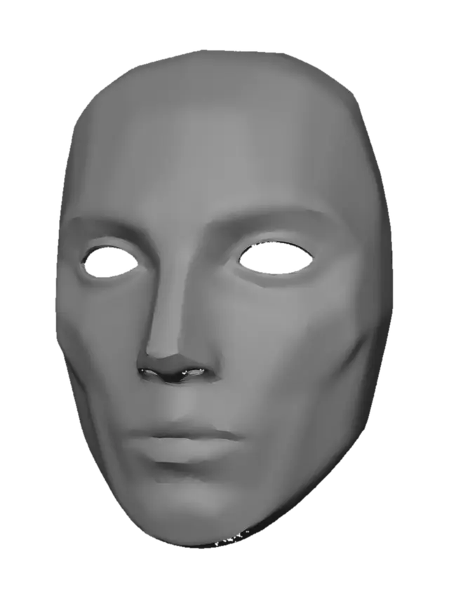 3D model for Faceted Mask