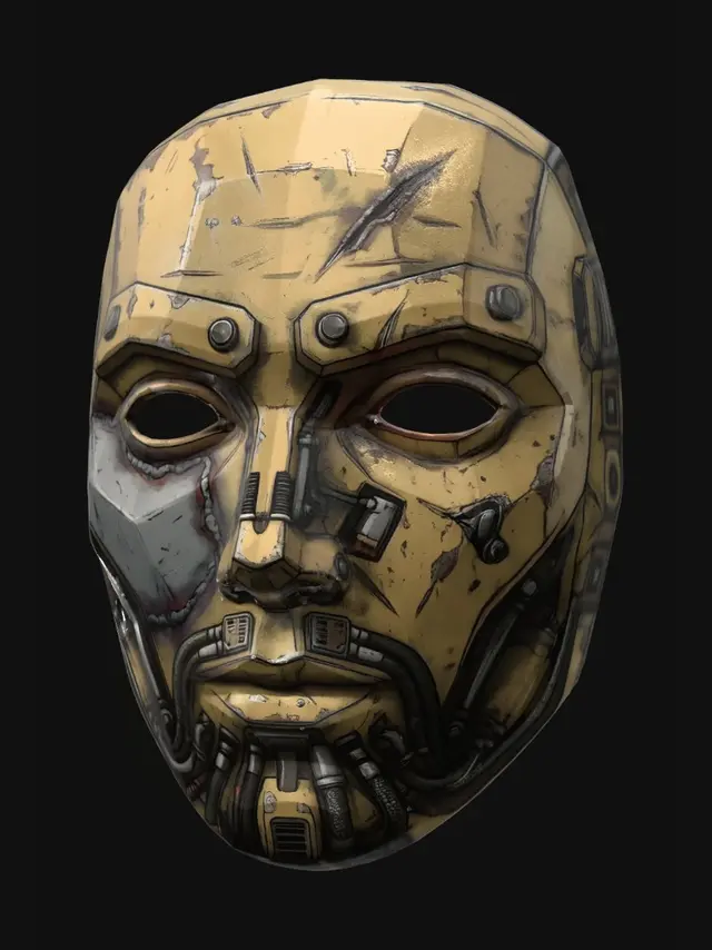 3D model for Faceted Mask