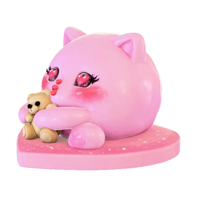 Love - Care 3D model, vytvořený pomocí AI