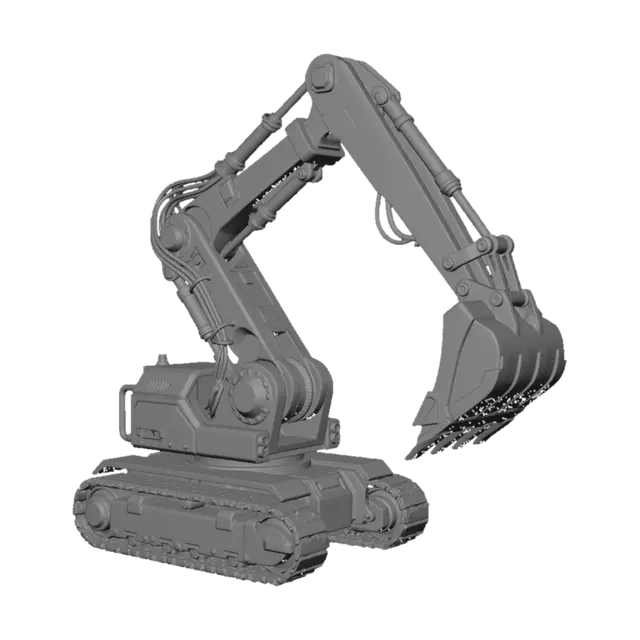 3D model for EXC-05 Heavy Excavator Arm