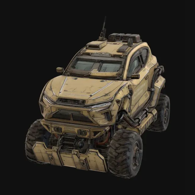 3D model for Mining Unit-04 Rover