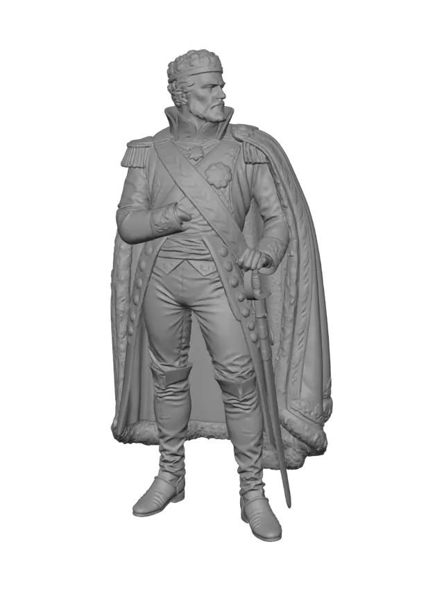 3D model for Emperor in Regal Armor