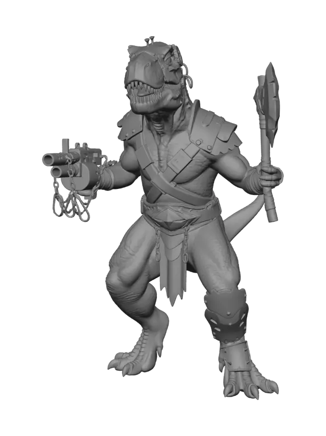 3D model for Rustjaw Warlord