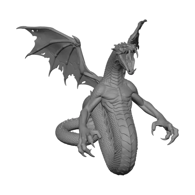 3D model for Crimson Wyrm