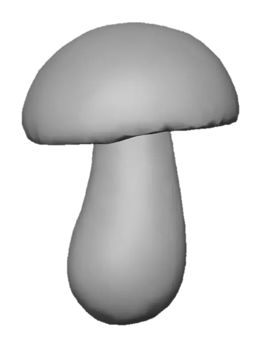 3D model for Porcini Mushroom