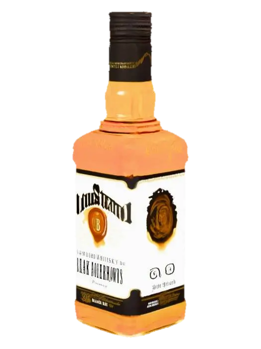 Bourbon Bottle - Spirits 3D model, vytvořený pomocí AI