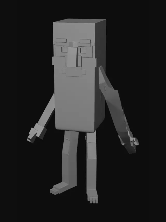 3D model for Orange Brickman