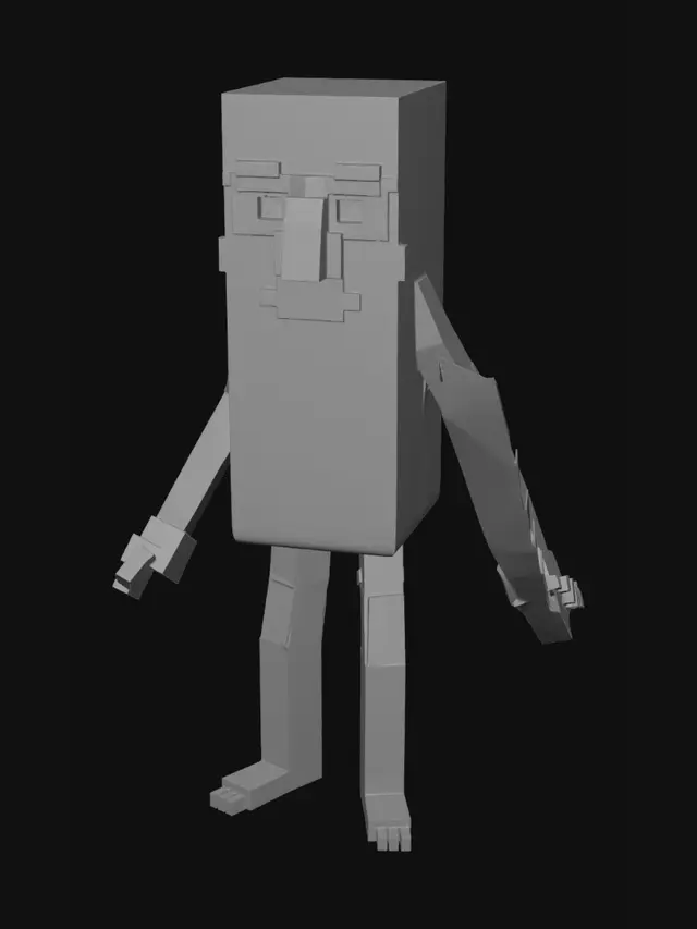 3D model for Orange Brickman