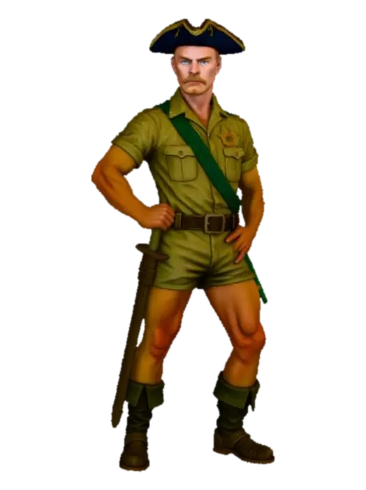 #Halloween2025#, Maritime Guardian - Dangle 3D-model, gegenereerd door AI