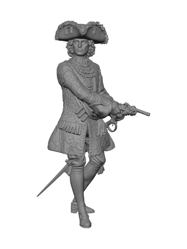 3D model for Pirate Commander