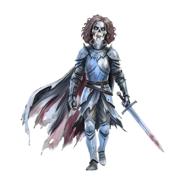 Knight - Strahd 3D model, vytvořený pomocí AI