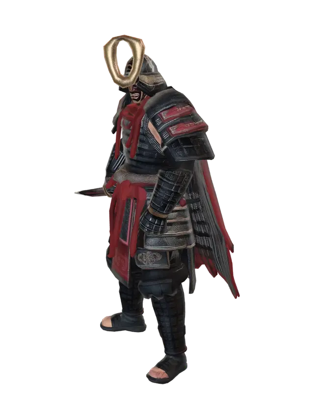 3D model for create a samurai 3d model that looks incredibly strong