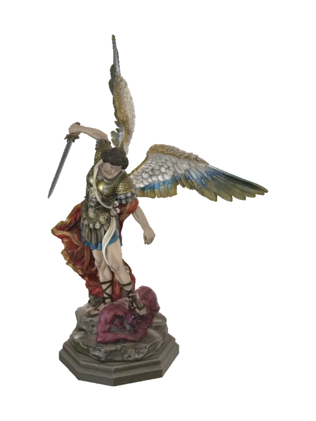 São Miguel - Angels 3D model, vytvořený pomocí AI