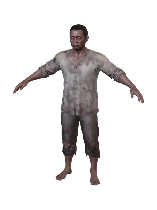 3D model for Outstretched in Rags