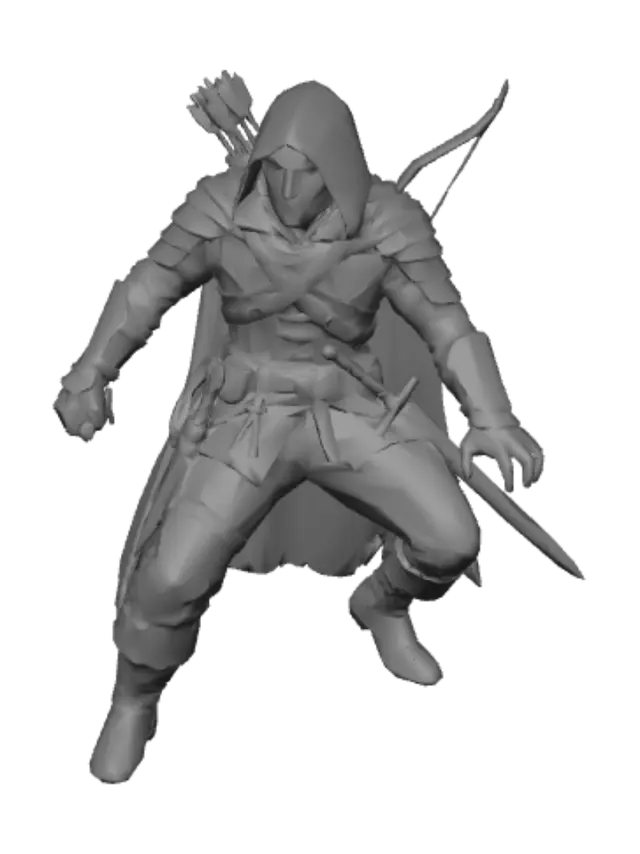 3D model for Shadow Archer of the Ruins