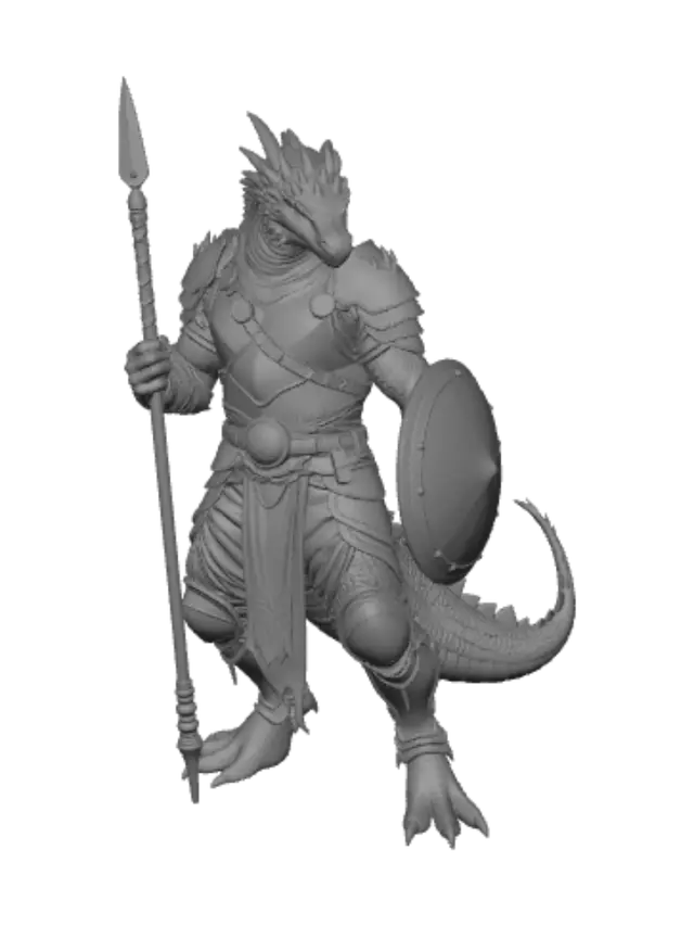 3D model for Golden Dragon Knight