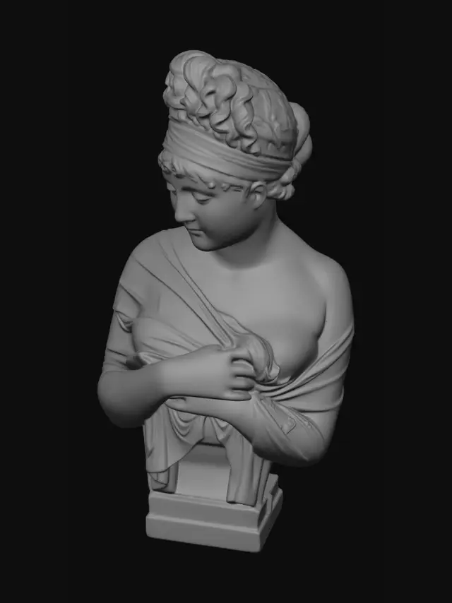 3D model for Serene Marble Bust