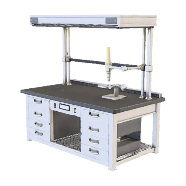 Laboratory Workbench 3D model, vytvořený pomocí AI