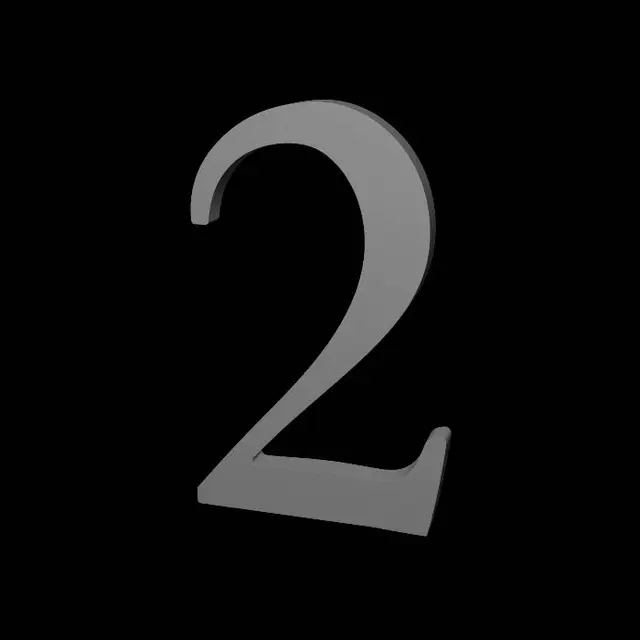 3D model for Number Two