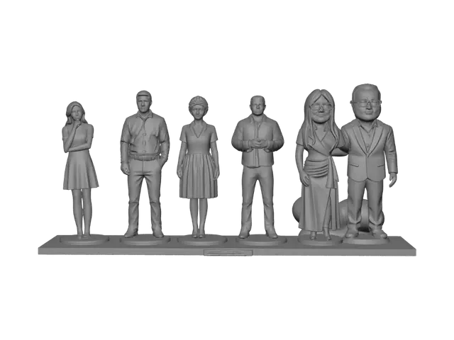 3D model for Diverse Voices in a Lineup