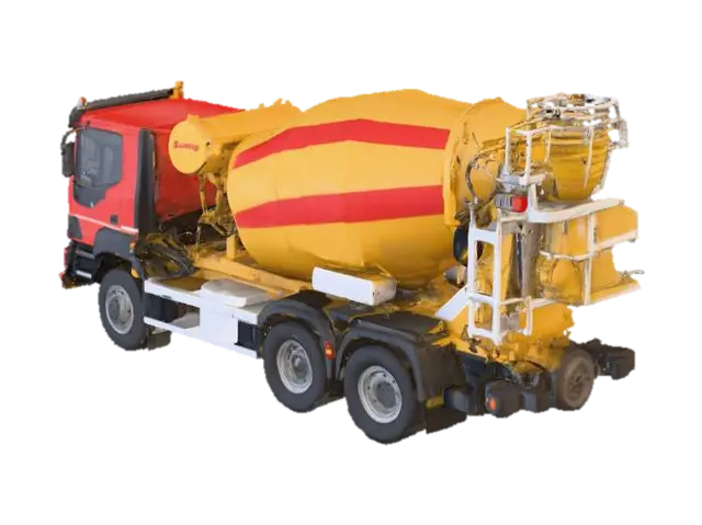 3D model for Cement Mixer Truck
