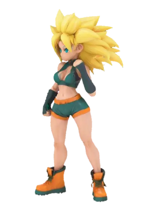 super saiyan Hatsune Miku, girl, curvy and muscular physique, dragon ball style - Hatsunemiku 3D model, vytvořený pomocí AI
