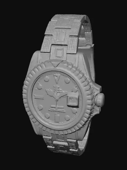 3D model for Emerald Diamond Rolex Submariner