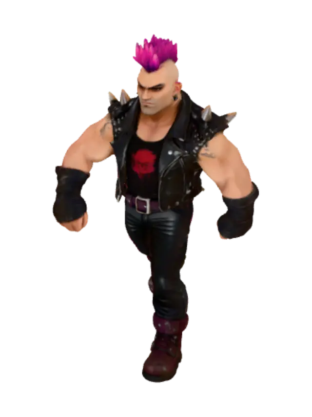 3D model for Punk Warrior