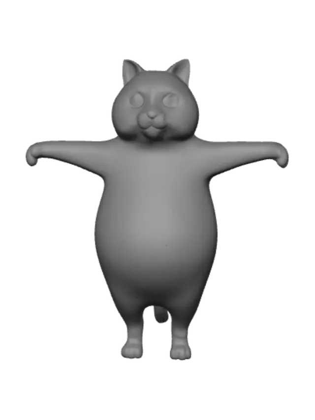3D model for Puffy Paws