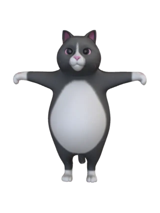 3D model for Puffy Paws