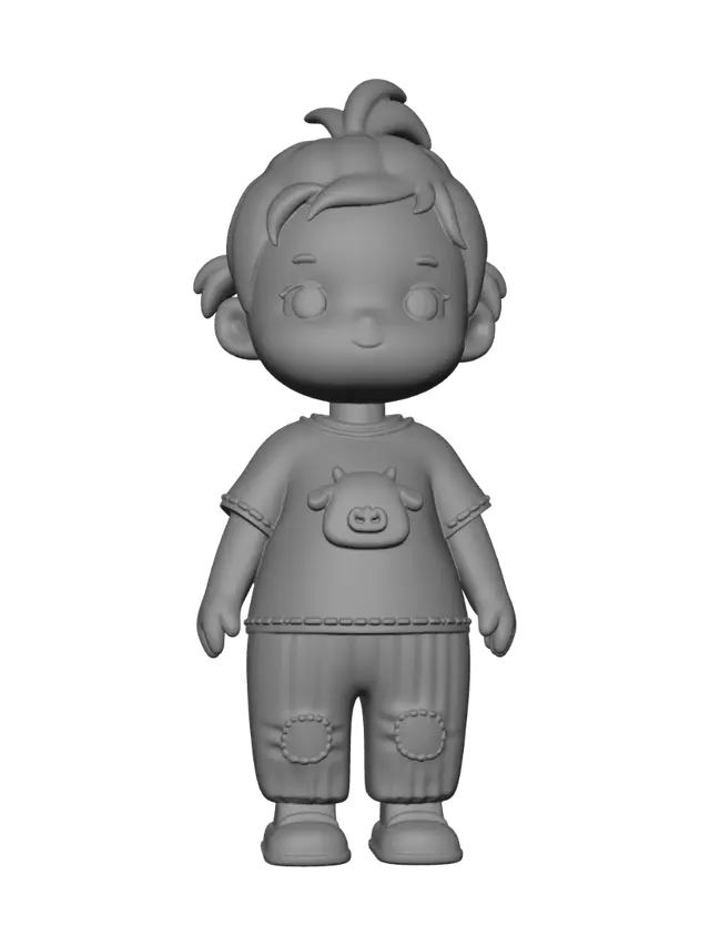 3D model for cute baby