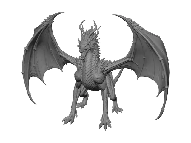 3D model for Ivory Wyrm of the North
