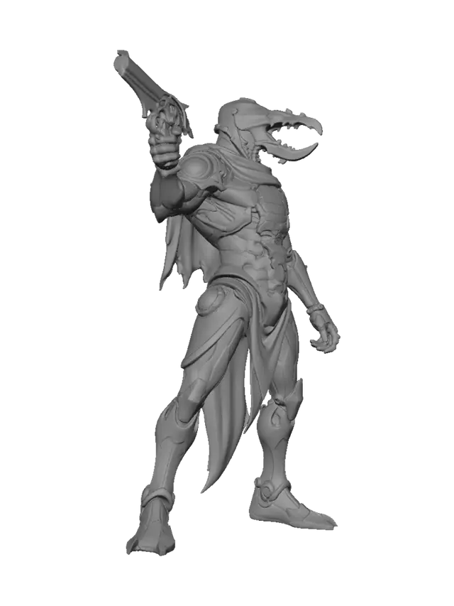 3D model for Crystalline Dread Knight