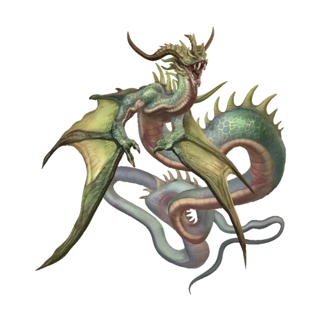 3D model for Verdant Serpent Dragon