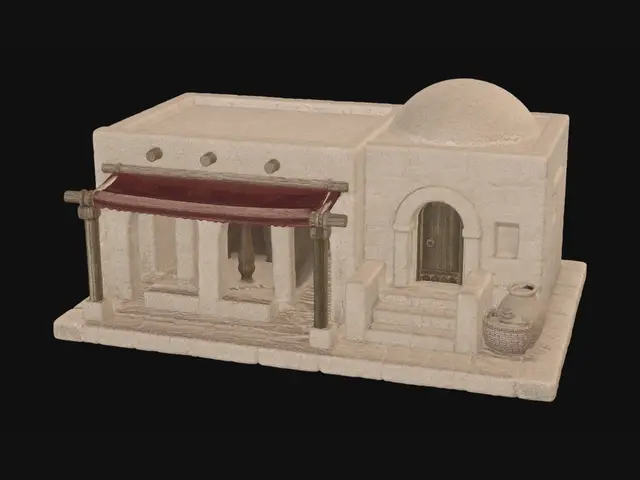 3D model for Desert Adobe Courtyard