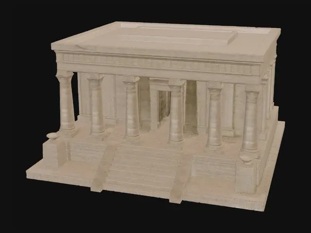 3D model for Colonnaded Stone Temple