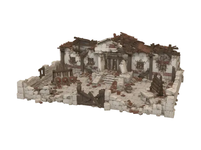 3D model for Ruins of the Crumbling Fortress