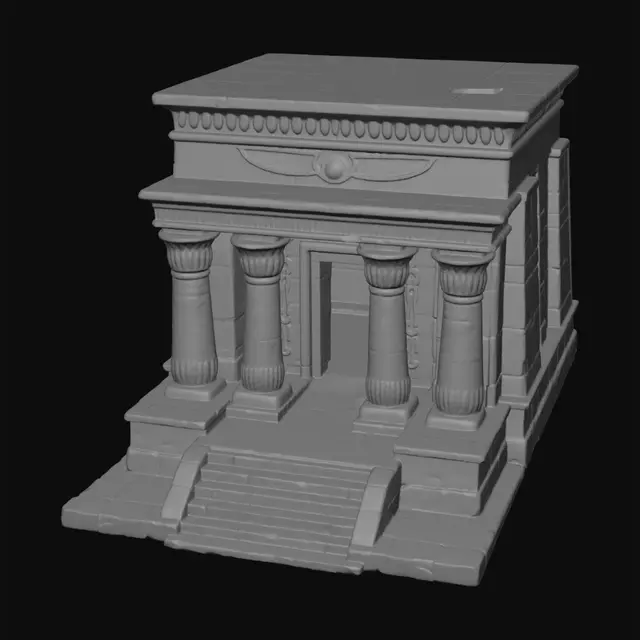 3D model for Ancient Stone Temple