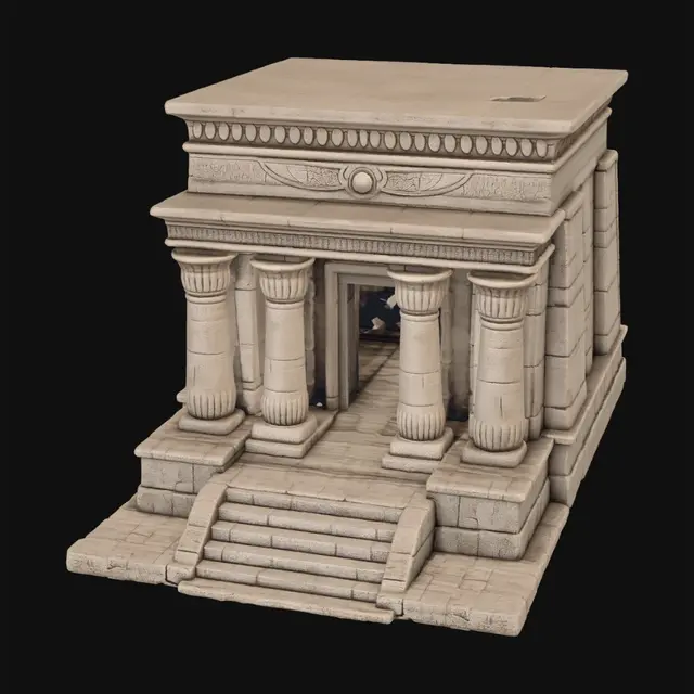 3D model for Ancient Stone Temple