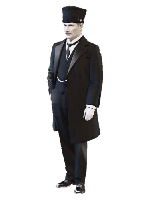 Mustafa Kemal ATATÜRK - Politics 3D model, vytvořený pomocí AI