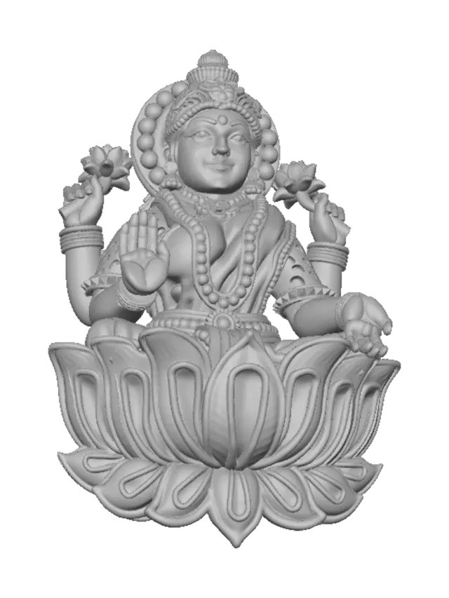 3D model for Lotus Blessing Lakshmi